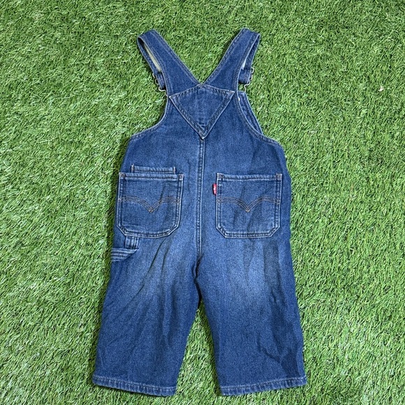 Levi's Kids Dark Blue Overalls - Picture 5 of 7